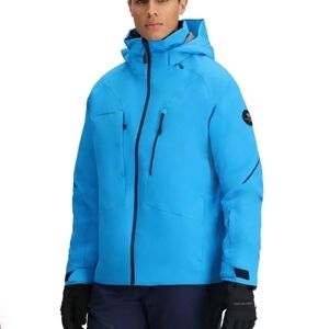 NWT Men's Obermeyer Raze Blue Ski Jacket